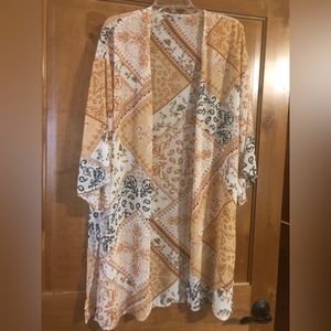White Birch Floral Cardigan